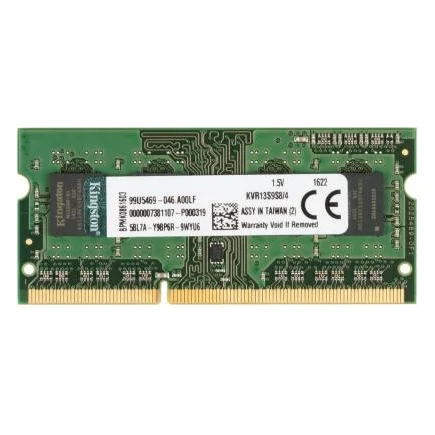 Модуль пам'яті для ноутбука SoDIMM DDR3 4GB 1333 MHz Kingston (KVR13S9S8/4)