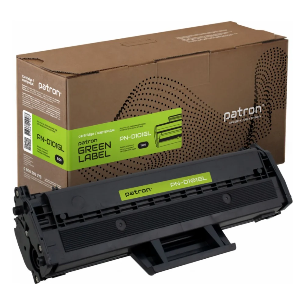 Картридж Patron SAMSUNG MLT-D101S (ML-2160) GREEN Label (PN-D101GL)