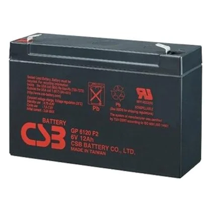 Батарея до ДБЖ CSB 6V 12Ah (GP6120F2)