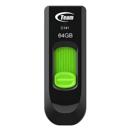 USB флеш накопичувач Team 64GB C141 Green USB 2.0 (TC14164GG01)