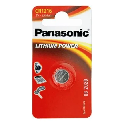 Батарейка Panasonic CR 1216 * 1 LITHIUM (CR-1216EL/1B)