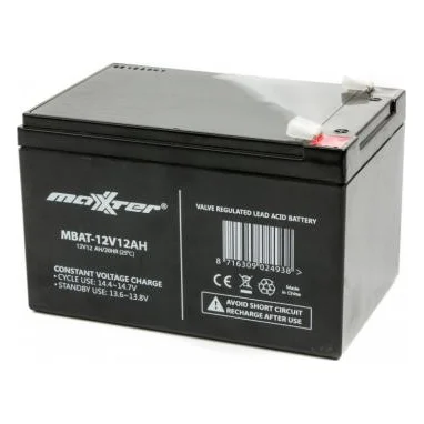 Батарея до ДБЖ Maxxter 12V 12Ah (MBAT-12V12AH)