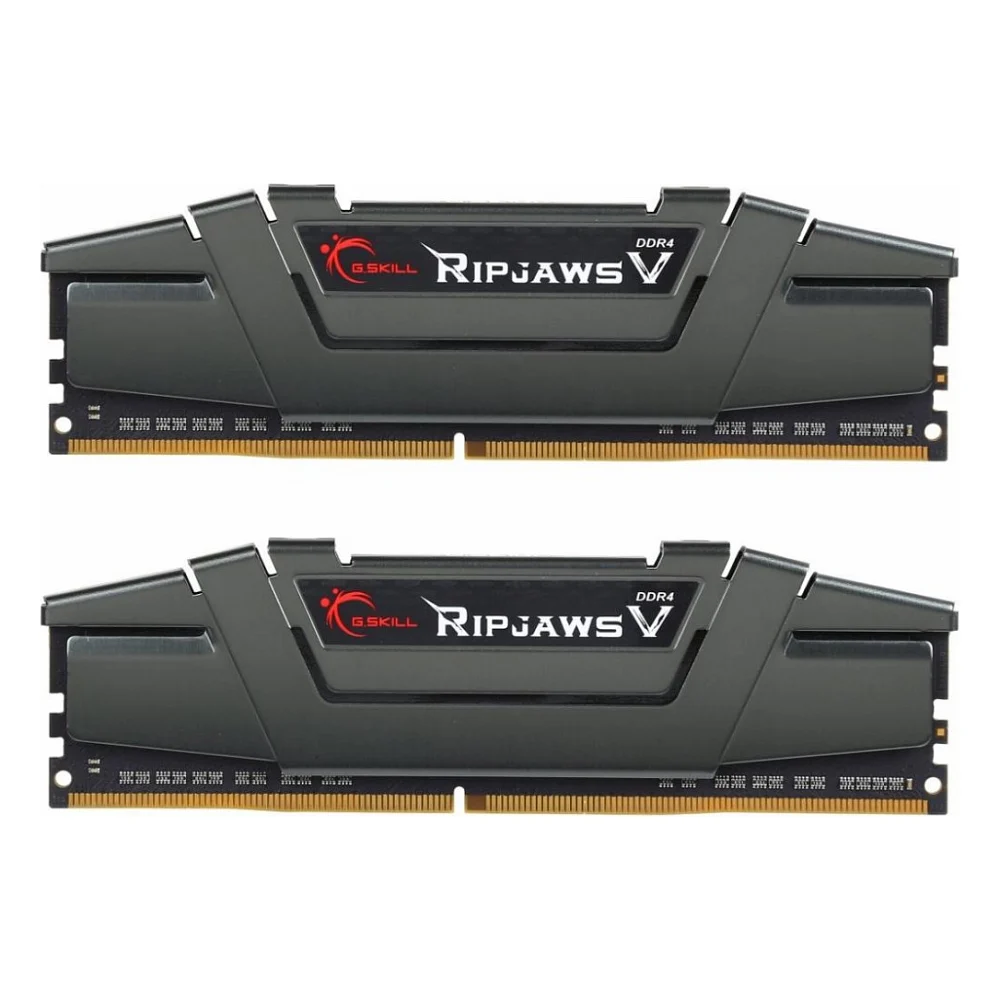 Модуль пам'яті для комп'ютера DDR4 16GB (2x8GB) 3200 MHz RipjawsV G.Skill (F4-3200C16D-16GVGB)
