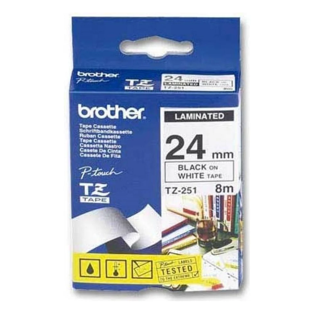 Стрічка для принтера етикеток Brother TZE251