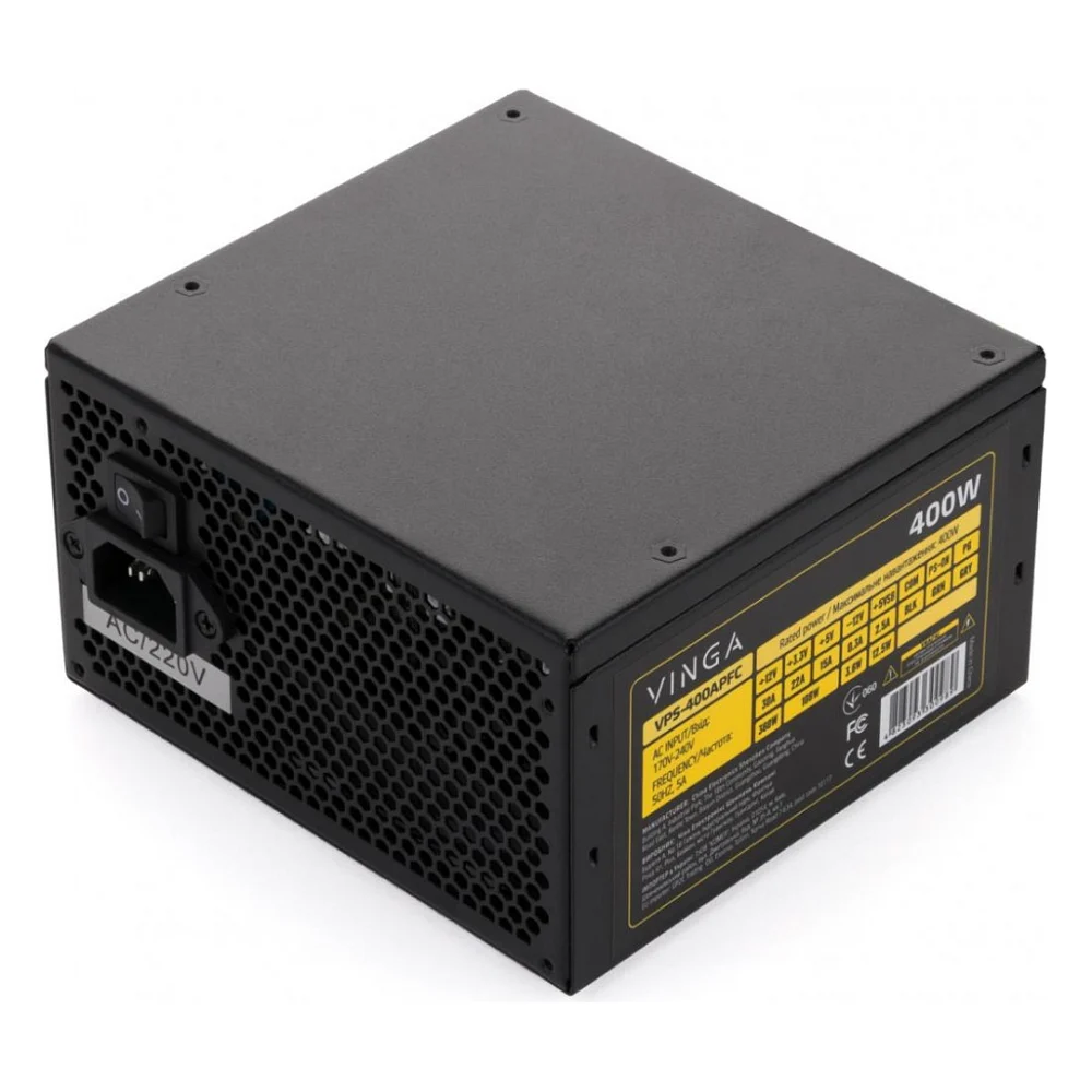 Блок живлення Vinga 400W (VPS-400APFC)