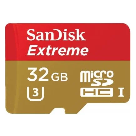 Карта пам'яті SanDisk 32GB microSD class 10 V30 A1 UHS-I U3 Extreme Action (SDSQXAF-032G-GN6AA)