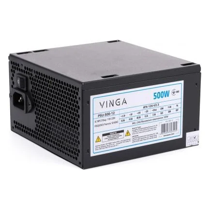 Блок живлення Vinga 500W (PSU-500-12)