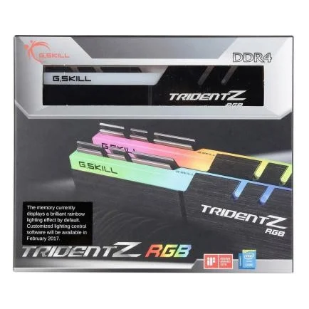 Модуль пам'яті для комп'ютера DDR4 16GB (2x8GB) 3000 MHz TridentZ RGB Black G.Skill (F4-3000C16D-16GTZR) — фото 2