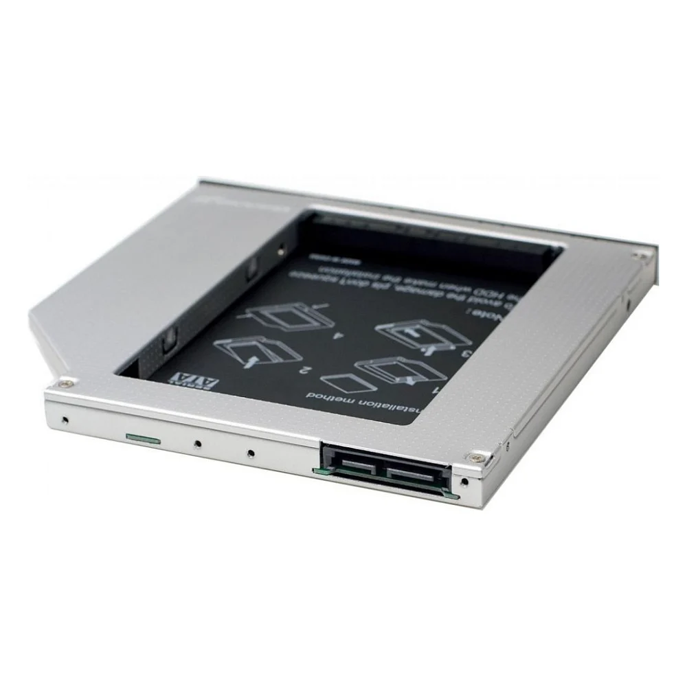 Фрейм-перехідник Grand-X HDD 2.5'' to notebook 9.5 mm ODD SATA/mSATA (HDC-24N) — фото 2