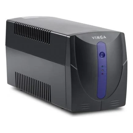 Пристрій безперебійного живлення Vinga LED 600VA plastic case with USB (VPE-600PU) — фото 2