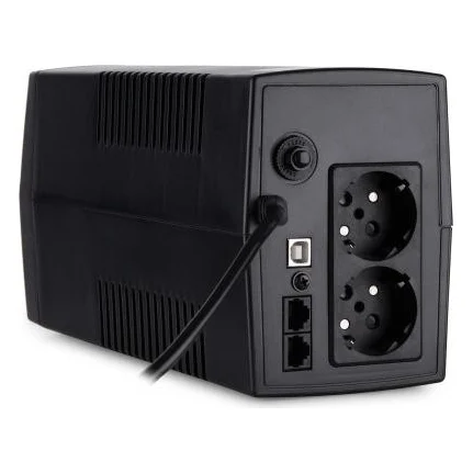 Пристрій безперебійного живлення Vinga LED 800VA plastic case with USB (VPE-800PU) — фото 5