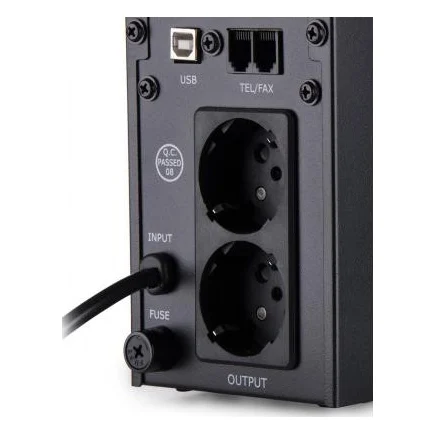 Пристрій безперебійного живлення Vinga LED 800VA metal case with USB (VPE-800MU) — фото 8