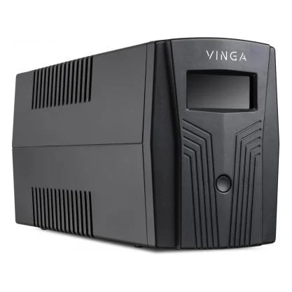 Пристрій безперебійного живлення Vinga LCD 1200VA plastic case with USB (VPC-1200PU) — фото 6