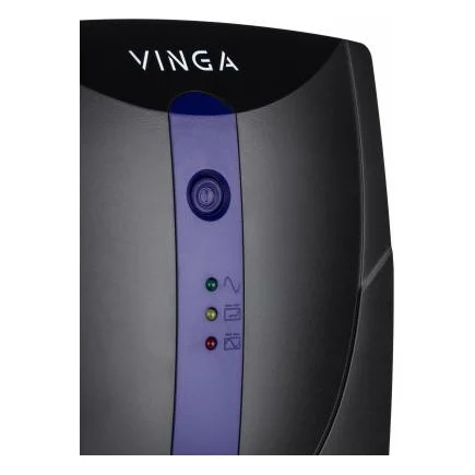 Пристрій безперебійного живлення Vinga LED 1500VA plastic case with USB (VPE-1500PU) — фото 3