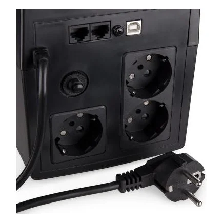 Пристрій безперебійного живлення Vinga LED 1500VA plastic case with USB (VPE-1500PU) — фото 10
