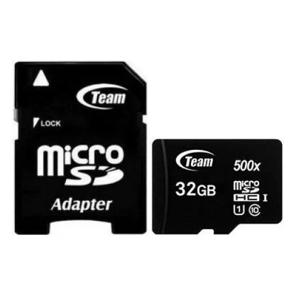 Карта пам'яті Team 32Gb microSDHC class 10 (TUSDH32GCL10U03) — фото 2