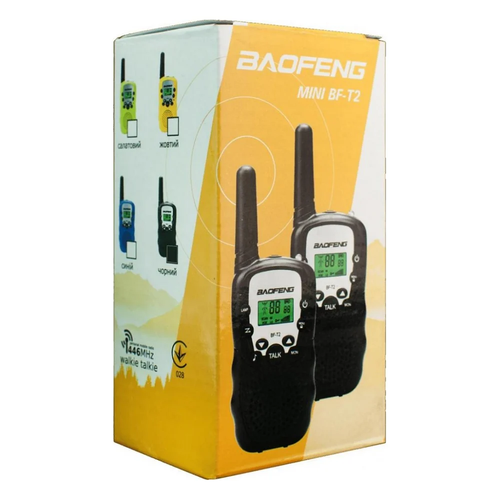 Портативна рація Baofeng MiNi BF-T2 PMR446 Black (MiNiBFT2_B) — фото 6