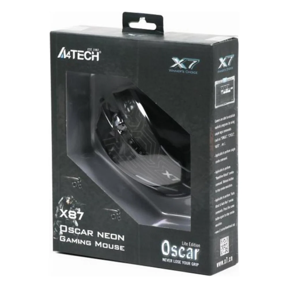 Мишка A4Tech X87 Maze Black — фото 5