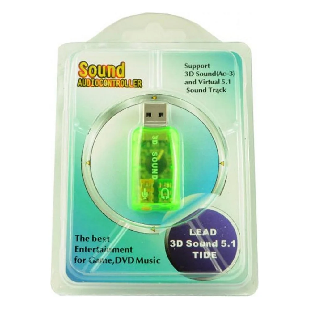 Звукова плата Atcom USB-sound card (5.1) 3D sound (Windows 7 ready) (7807) — фото 3