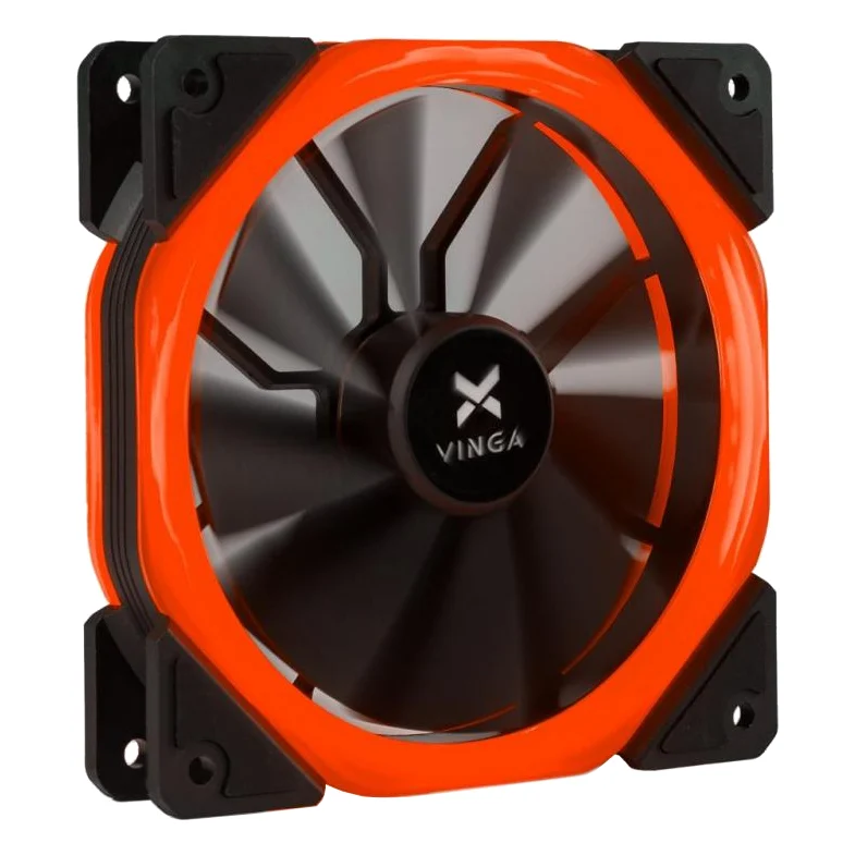 Кулер до корпусу Vinga LED fan-02 red