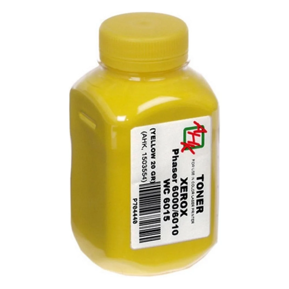 Тонер Xerox Ph6000/6010/WC6015, 20г Yellow AHK (1503554)