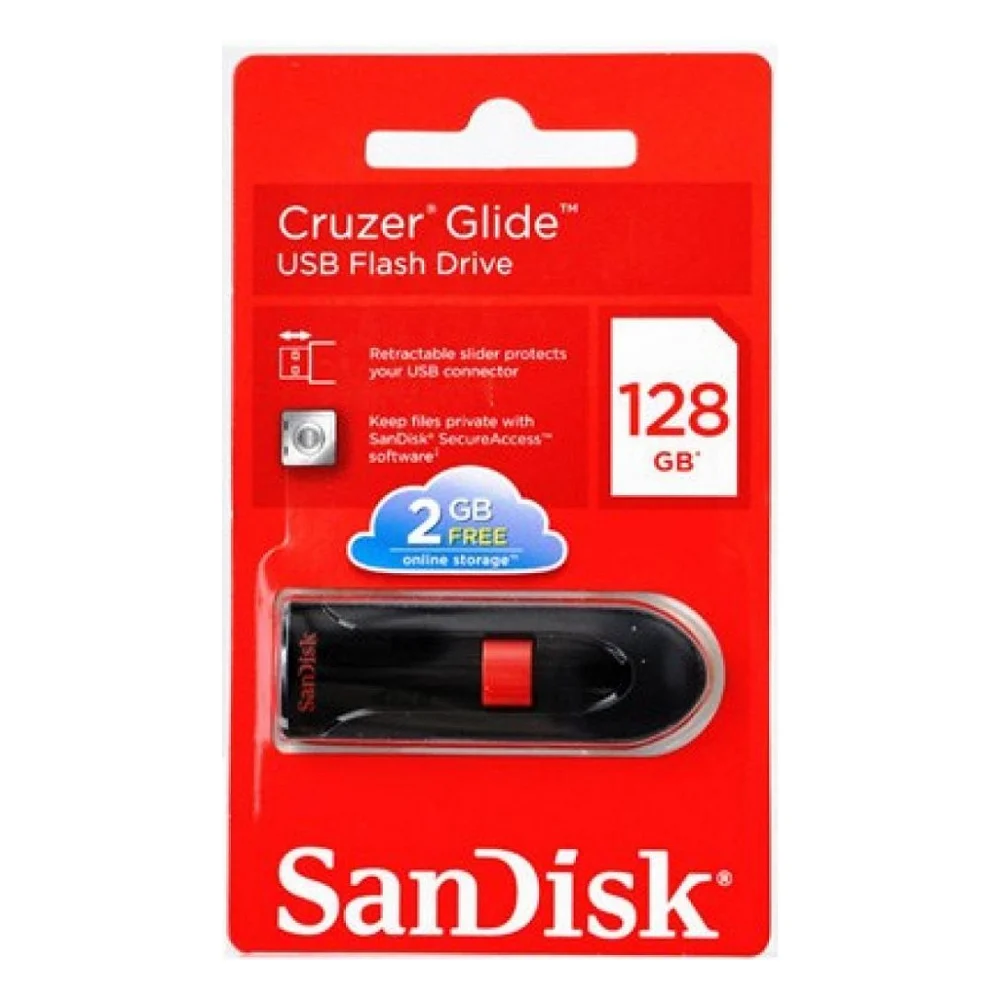 USB флеш накопичувач SanDisk 128Gb Cruzer Glide (SDCZ60-128G-B35) — фото 4