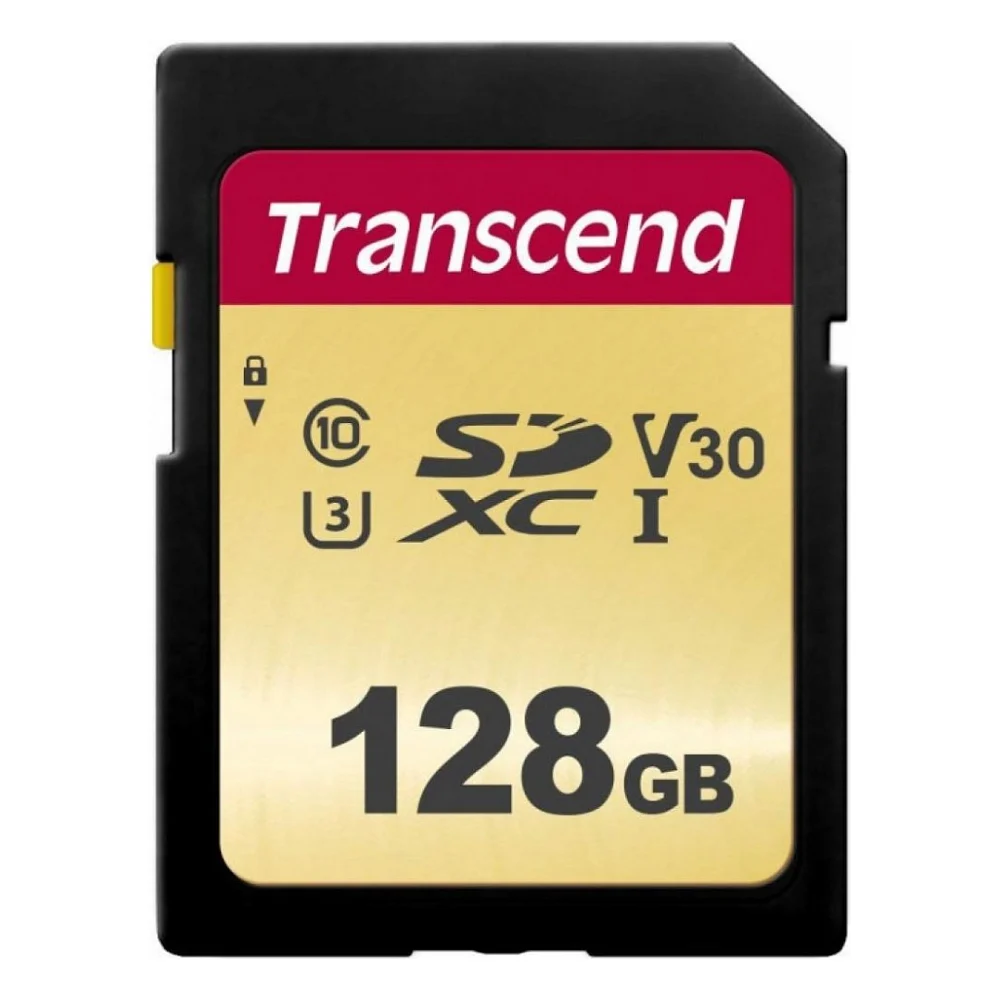 Карта пам'яті Transcend 128GB SDXC class 10 UHS-I (TS128GSDC500S)
