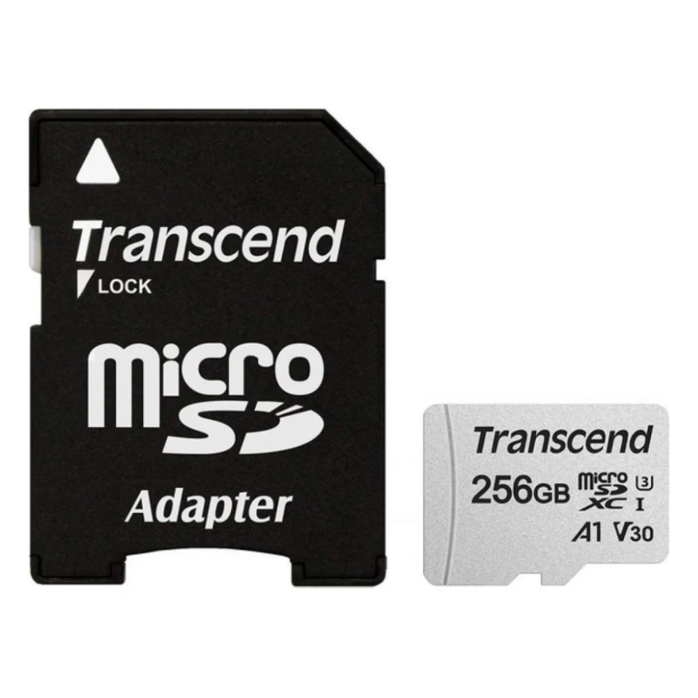 Карта пам'яті Transcend 256GB microSDXC class 10 UHS-I (TS256GUSD300S-A)