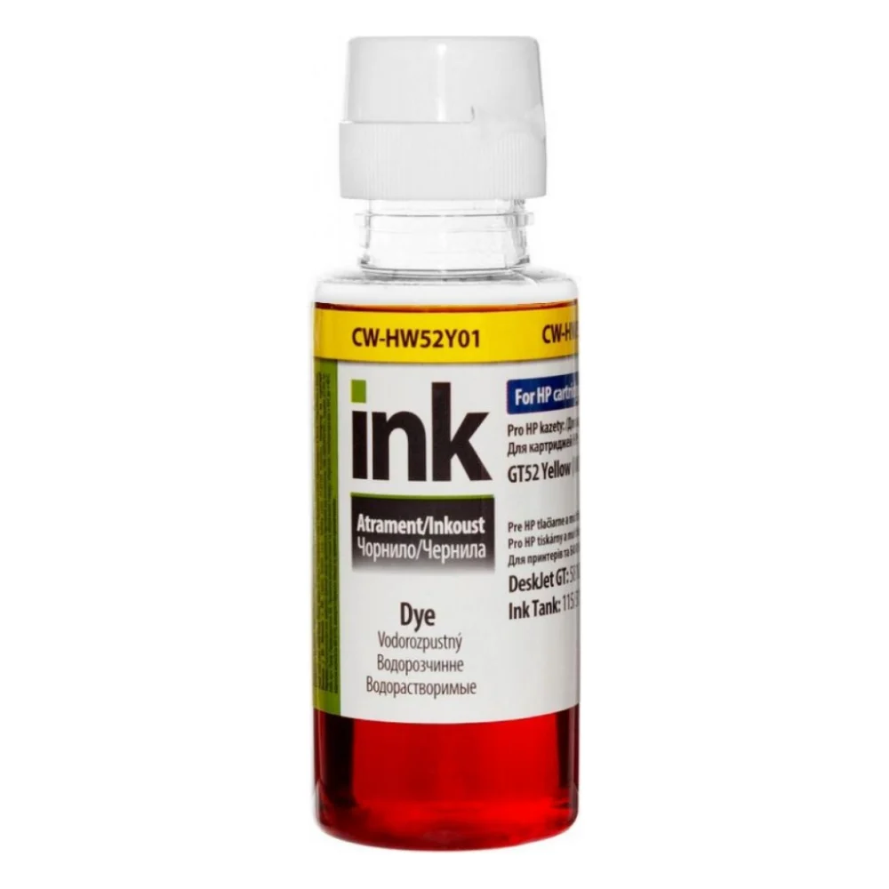 Чорнило ColorWay HP HW52 Ink Tank 115/315/415 Yellow 100 мл (CW-HW52Y01)