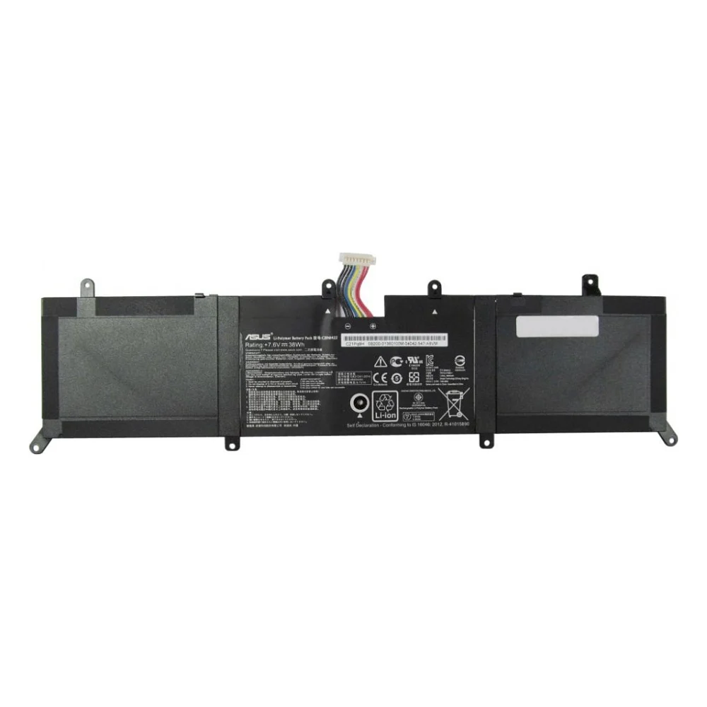 Акумулятор до ноутбука ASUS X302 C21N1423, 4840mAh (38Wh), 4cell, 7.6V, Li-Pol, черная, (A47195)
