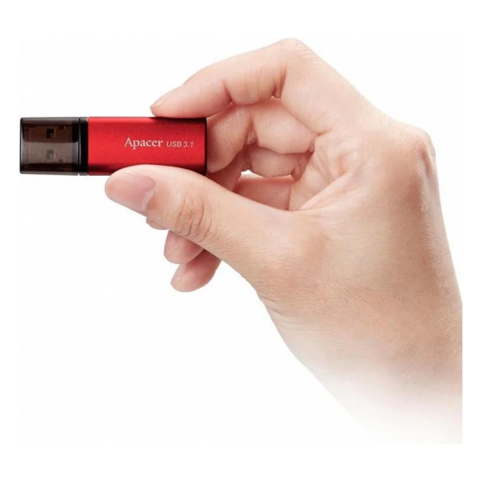 USB флеш накопичувач Apacer 32GB AH25B Red USB 3.1 Gen1 (AP32GAH25BR-1) — фото 6