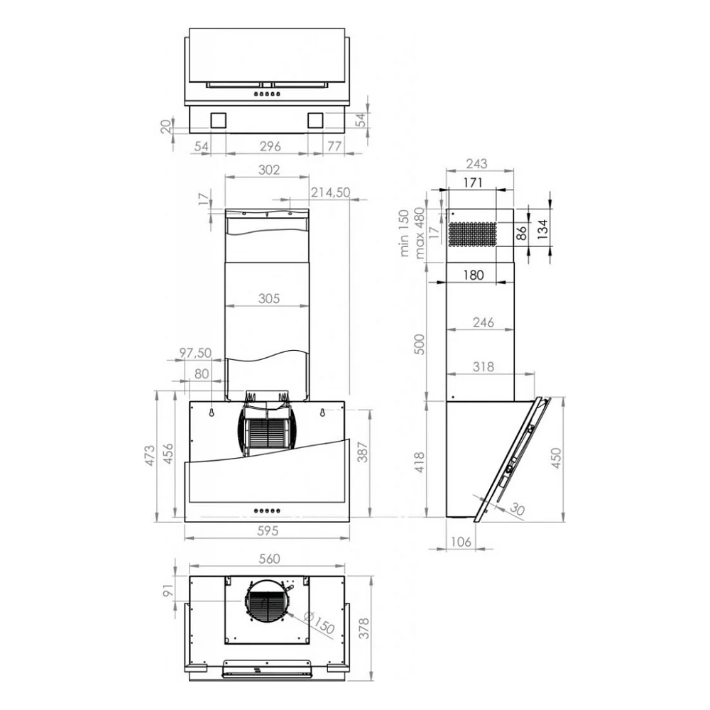 Витяжка кухонна Gorenje WHI6SYW — фото 5
