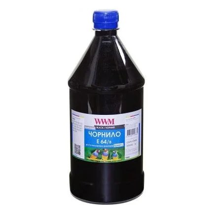 Чорнило WWM Epson L100/120/200/300/350/3100, Black, 1000 мл, водорозчинне (E64/B-4)