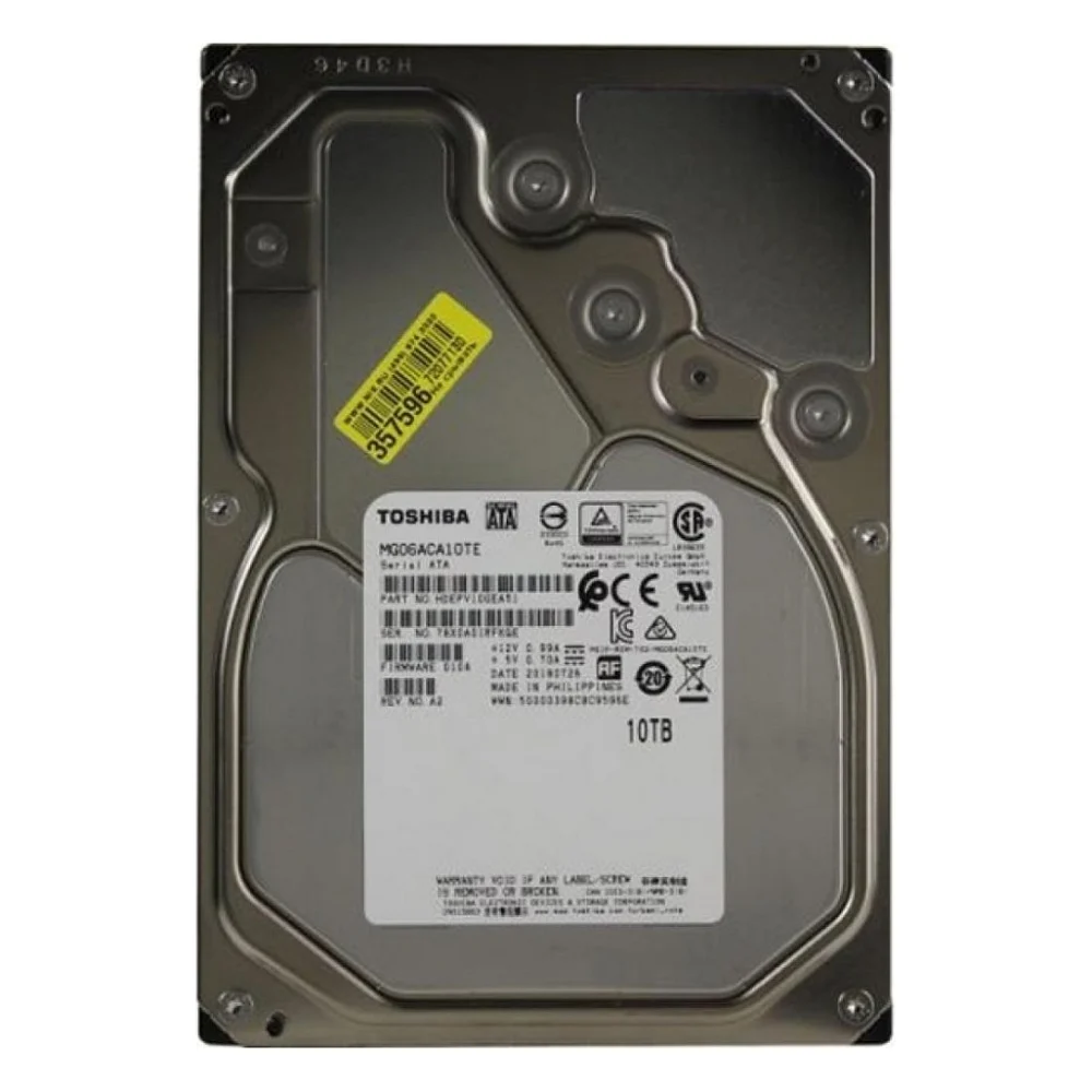 Жорсткий диск для сервера 3.5'' 10TB Toshiba (MG06ACA10TE)