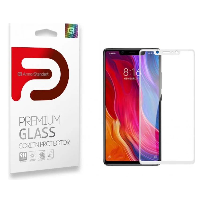 Скло захисне Armorstandart для Xiaomi Mi 8 SE White (ARM52304)