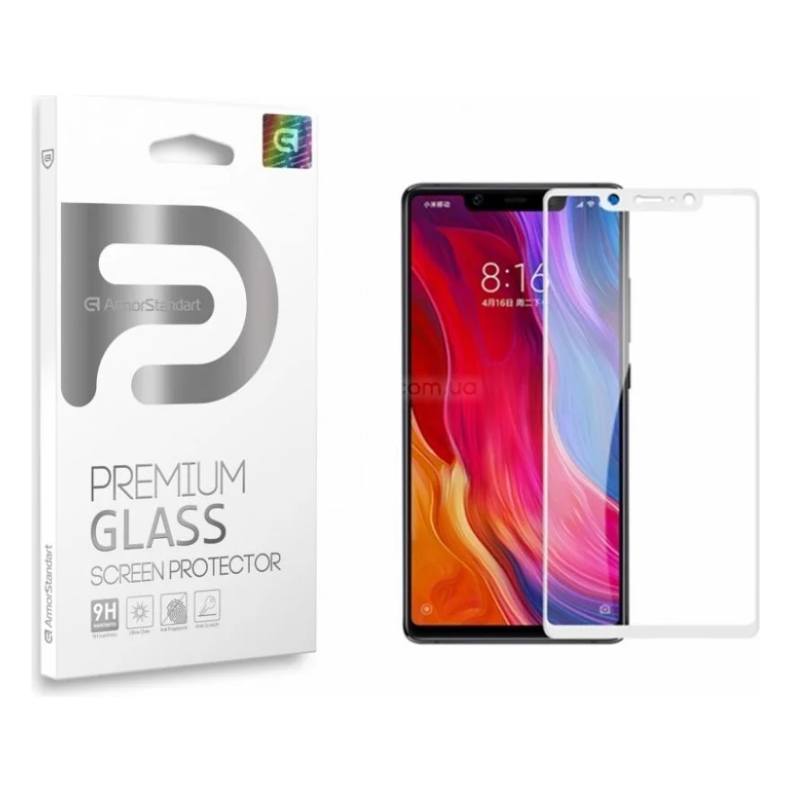 Скло захисне Armorstandart для Xiaomi Mi 8 SE White (ARM52301)