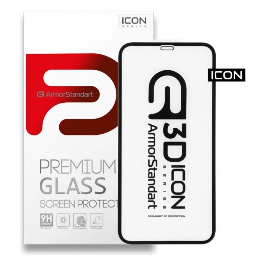 Скло захисне Armorstandart Icon 3D для Apple iPhone 11 Pro Black (ARM55720-GI3D-BK)