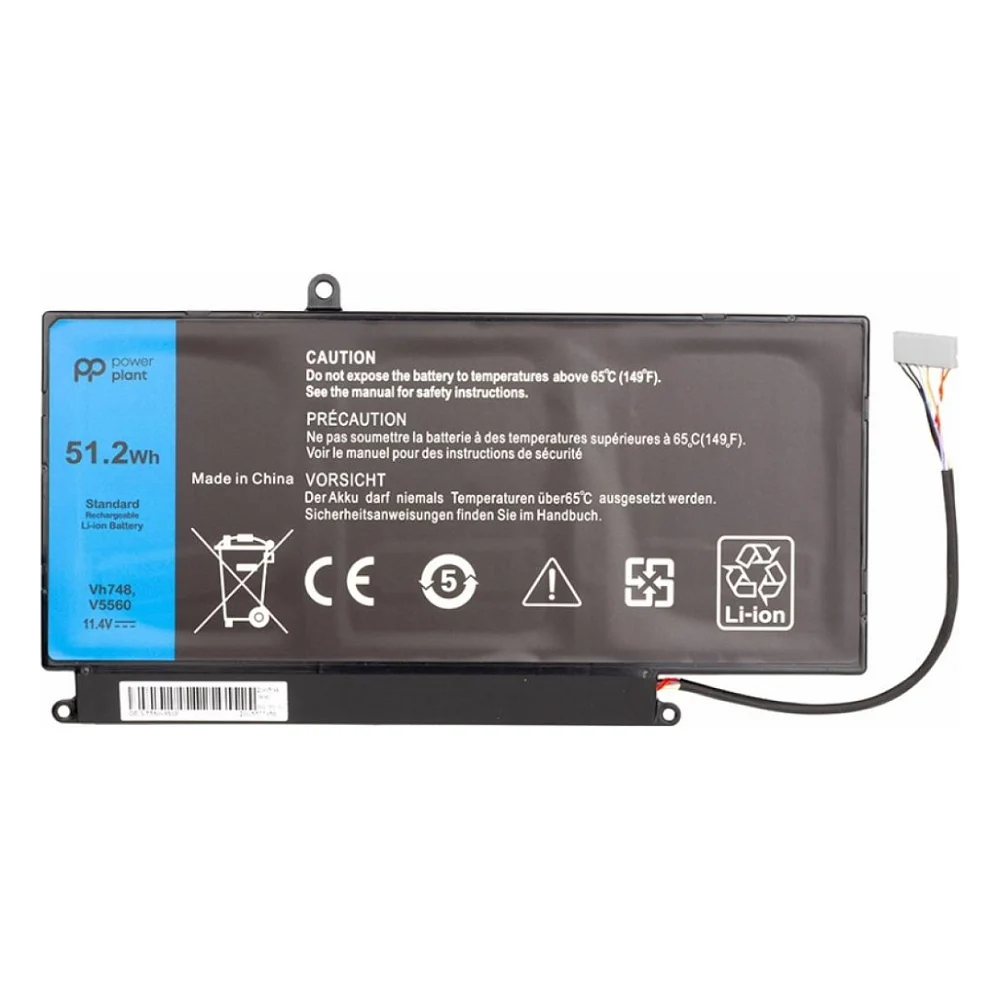 Акумулятор до ноутбука DELL Inspiron 14-5439 (VH748) 11.4V 51.2Wh PowerPlant (NB441099)