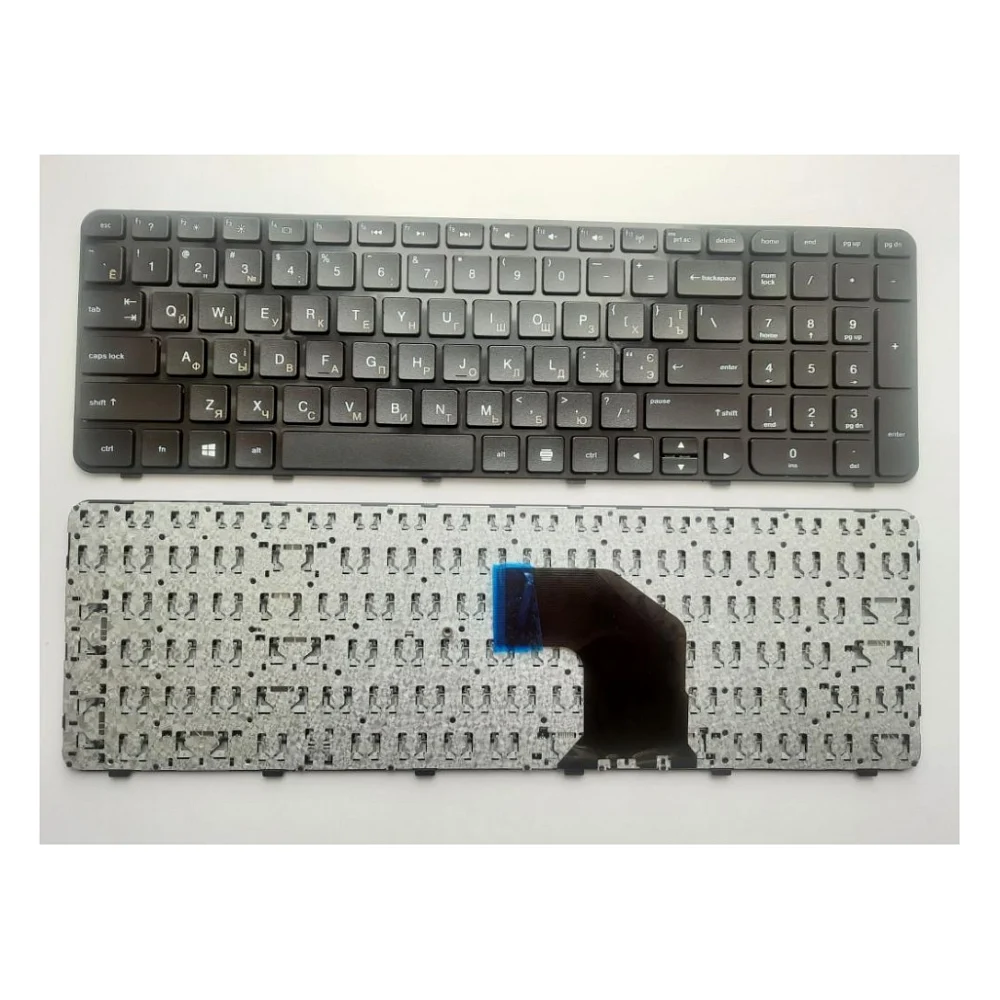 Клавіатура ноутбука HP Pavilion G6-2000 черная с черной рамкой UA (AER36701210/697452-251/699497-251/R36/2B-04816Q121)