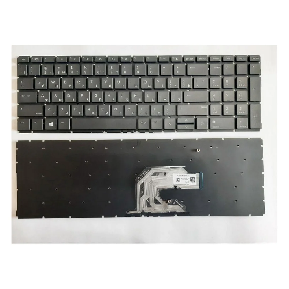 Клавіатура ноутбука HP ProBook 450/455/470 G6 черная без рамки (A46100)