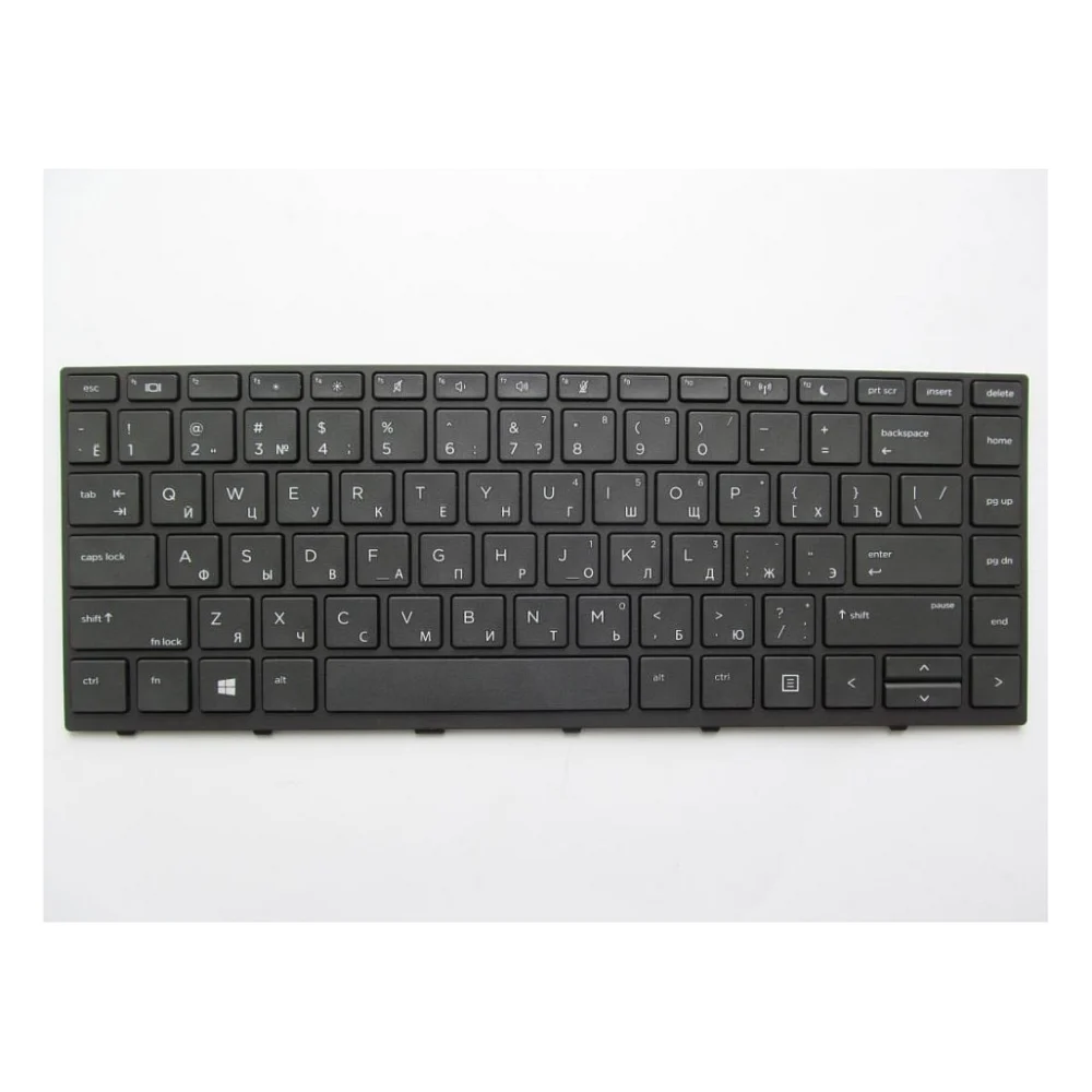 Клавіатура ноутбука HP ProBook 430/440/445 G5 черная с черной (A46088)