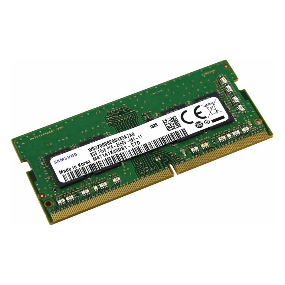 Модуль пам'яті для ноутбука SoDIMM DDR4 8GB 2666 MHz Samsung (M471A1K43DB1-CTD)