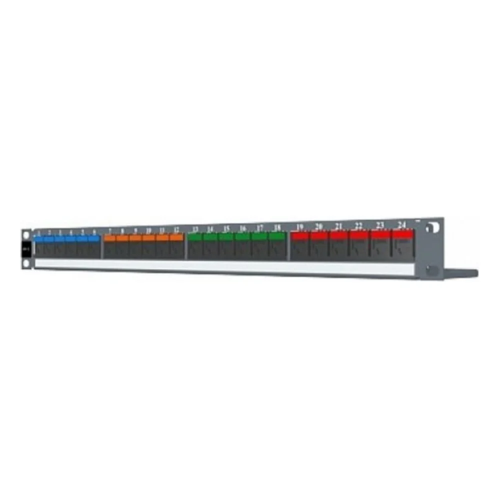 Патч-панель 19" 24xRJ-45 UTP cat. 6, 1U Molex (PID-00141)