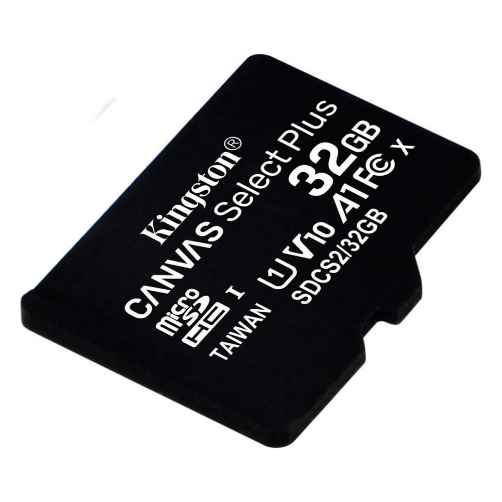 Карта пам'яті Kingston 32GB microSDHC class 10 UHS-I A1 (R-100MB/s) Canvas (SDCS2/32GBSP)