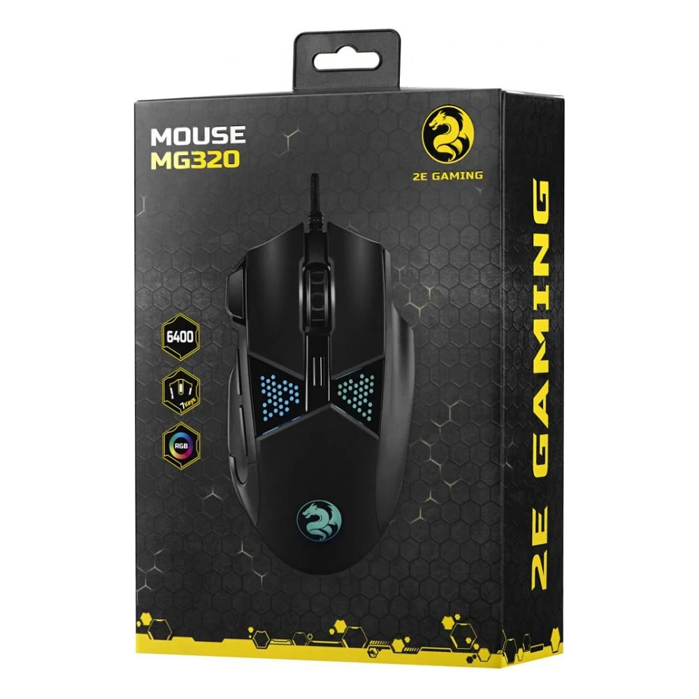 Мишка 2E MG320 RGB USB Black (2E-MG320UB) — фото 4