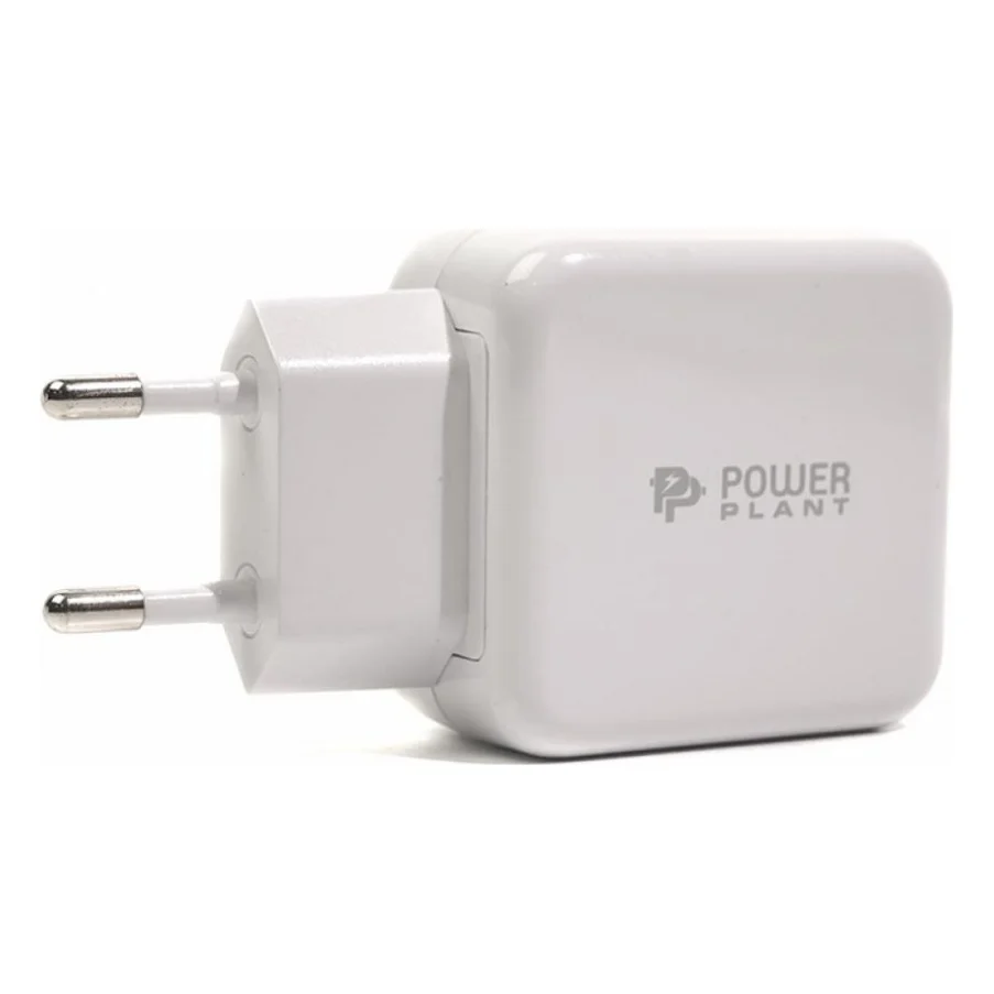 Зарядний пристрій PowerPlant W-250 USB QC 3.0: 220V, 3A (SC230013)