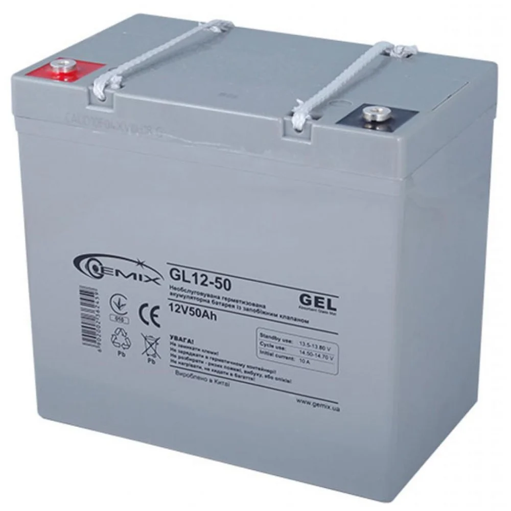 Батарея до ДБЖ Gemix GL 12V 50Ah (GL12-50)