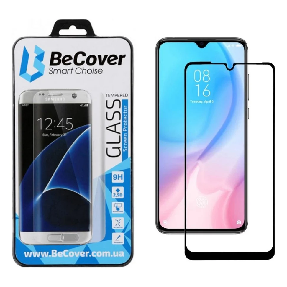 Скло захисне BeCover Xiaomi Mi 9 Lite / Mi CC9 Black (704111)