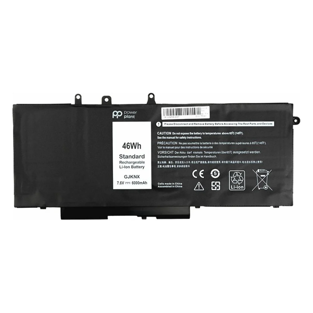 Акумулятор до ноутбука DELL Latitude E5580 (GJKNX) 7.6V 6000mAh PowerPlant (NB441273)