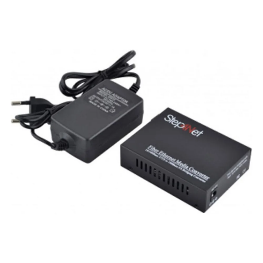 Медіаконвертер 10/100Base-TX to 100Base-FX 1310T/1550R, SM, SC/PC, 20 км Step4Net (MC-A-0,1-1SM-1310nm-20)